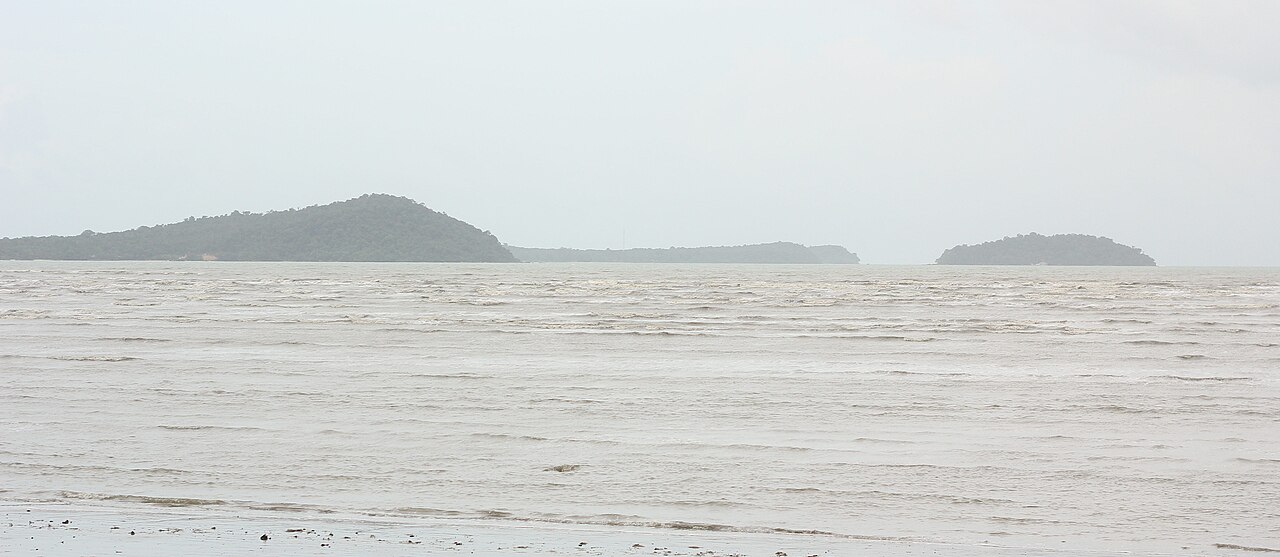 Island coast off Cambodia near Ream